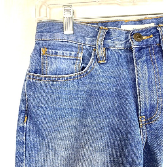 VANS Jeans Womens 3/26 Blue Denim Mid Rise Straight Leg Slim Fit Trendy Casual - Picture 4 of 9